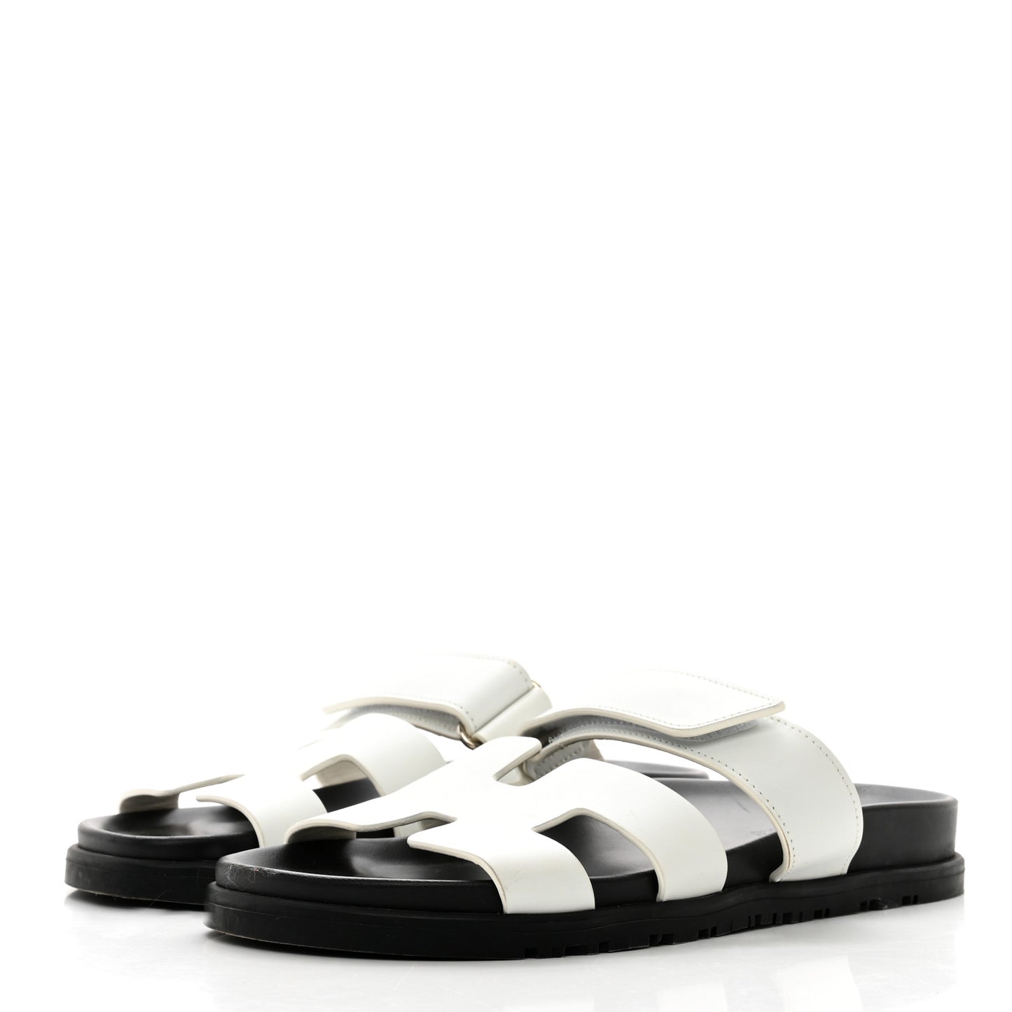 Calfskin Womens Chypre Sandals 38 White