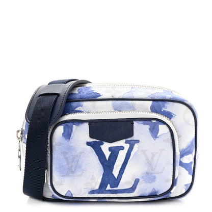 Louis Vuitton Monogram Watercolor Outdoor Pouch Blue 1 of 9