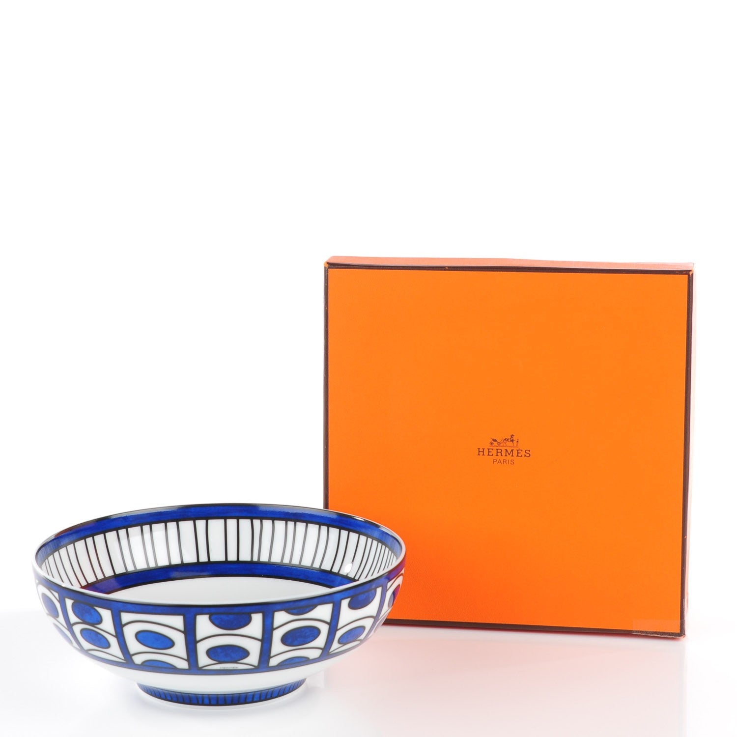 Hermes Porcelain Blues d'Ailleurs Small Salad Bowl 5 of 5