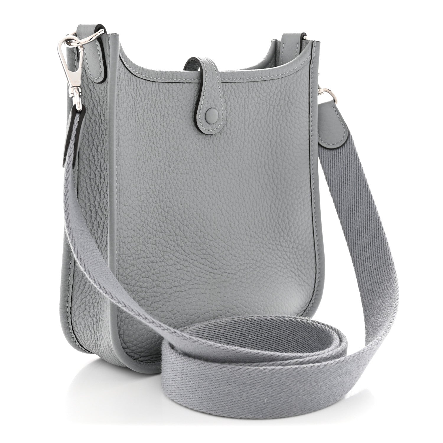 Hermes Taurillon Clemence Evelyne TPM Gris Pantin 3 of 11