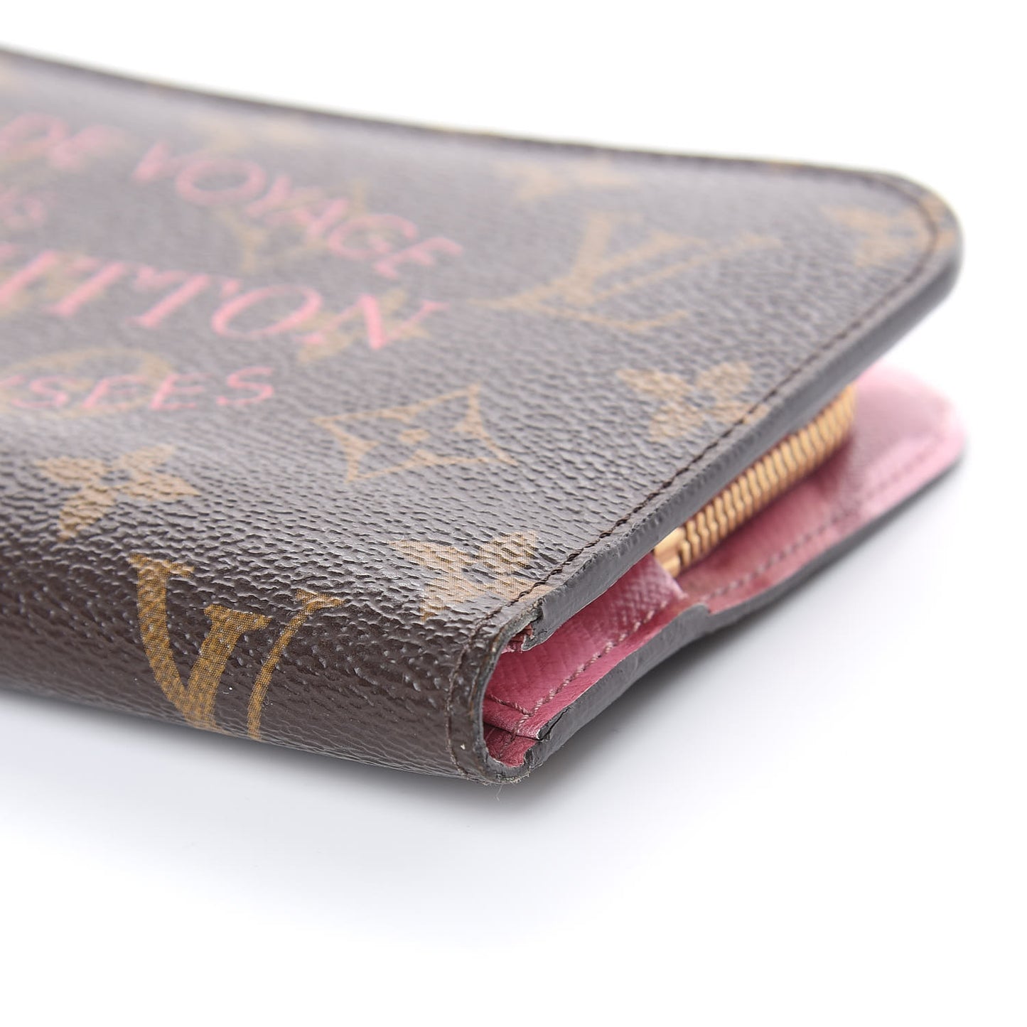 Monogram Articles de Voyage Ikat Insolite Wallet Rose Velours