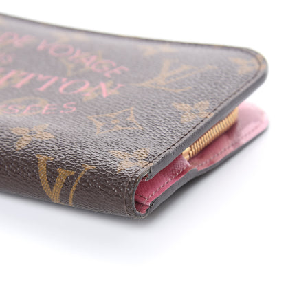Louis Vuitton Monogram Articles de Voyage Ikat Insolite Wallet Rose Velours 6 of 11