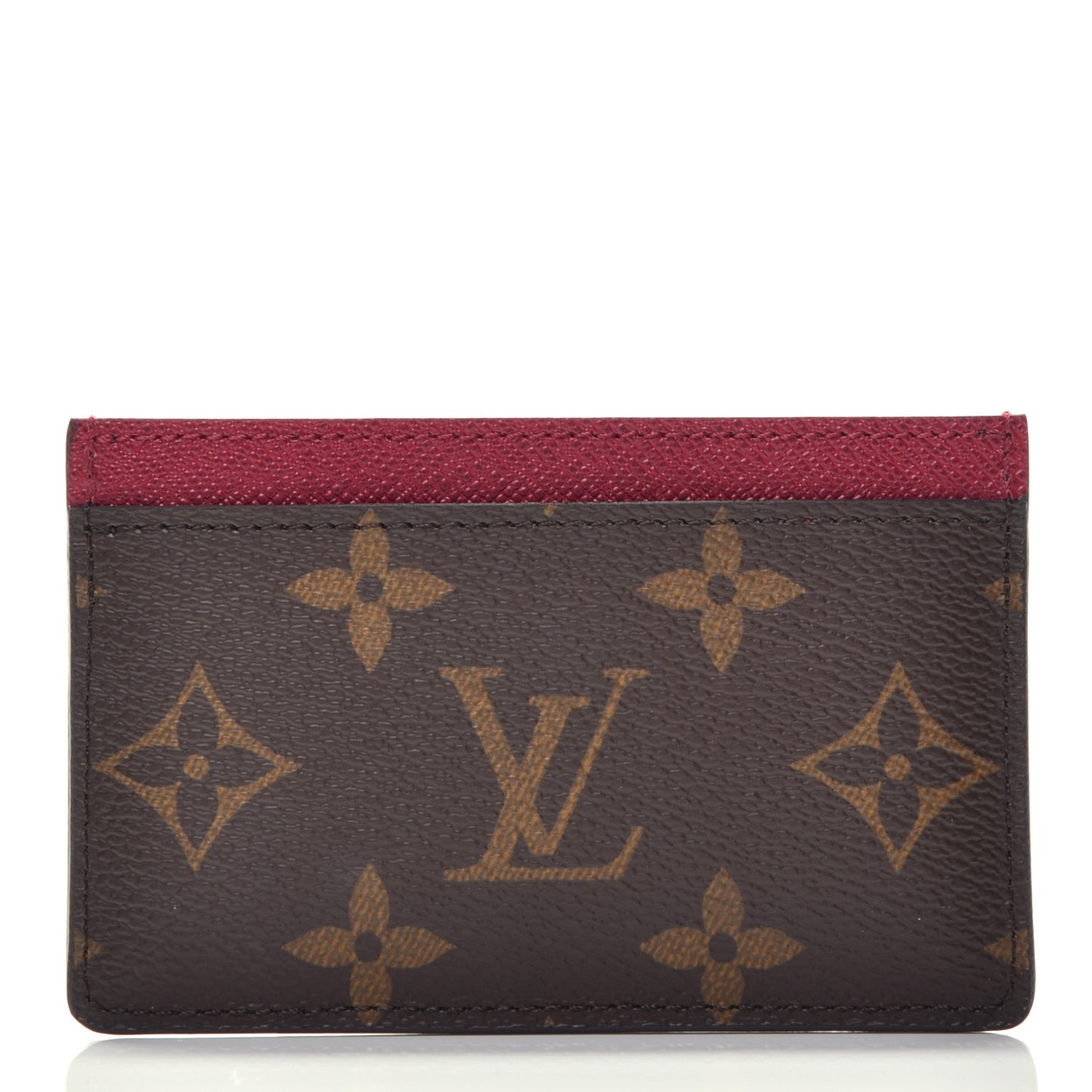 Monogram Card Holder Fuchsia