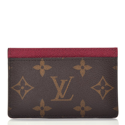 Louis Vuitton Monogram Card Holder Fuchsia 1 of 6