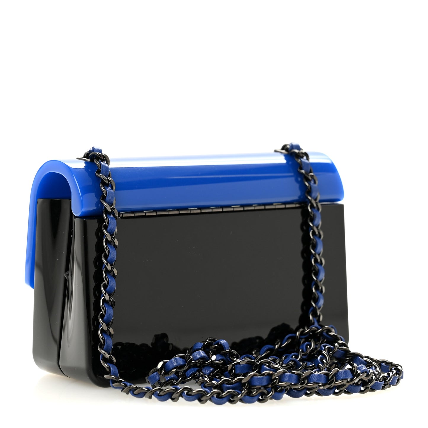 Plexiglass Plexi Coco Bag Black Blue