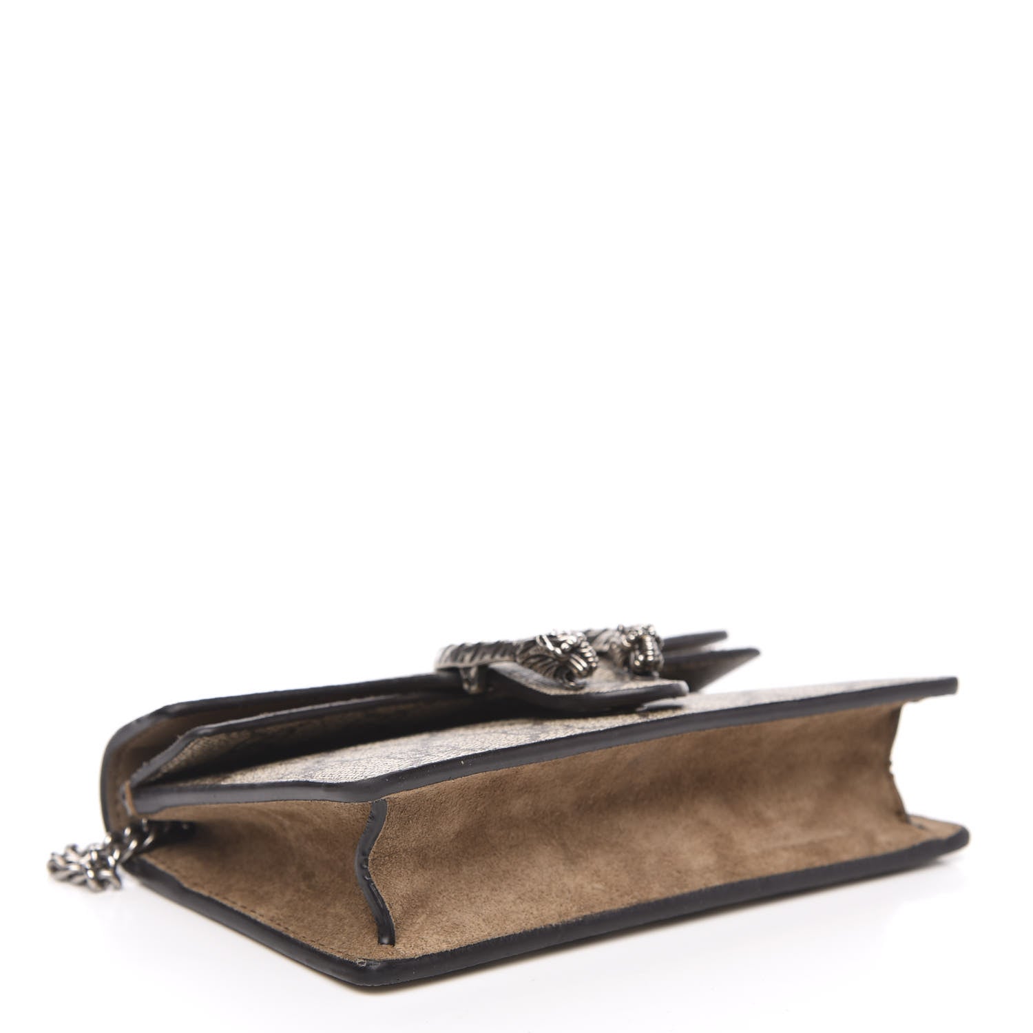 Gucci GG Supreme Monogram Super Mini Dionysus Shoulder Bag Taupe 4 of 10