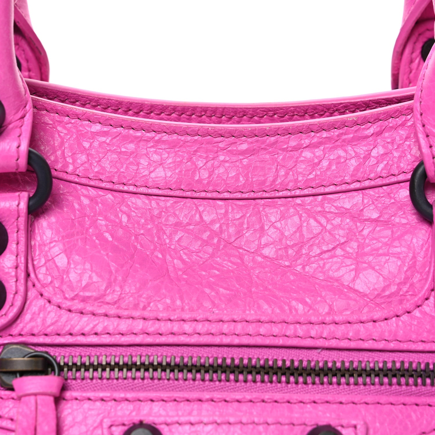 Balenciaga Agneau Arena Classic Hardware Small Le City Fuchsia 8 of 12