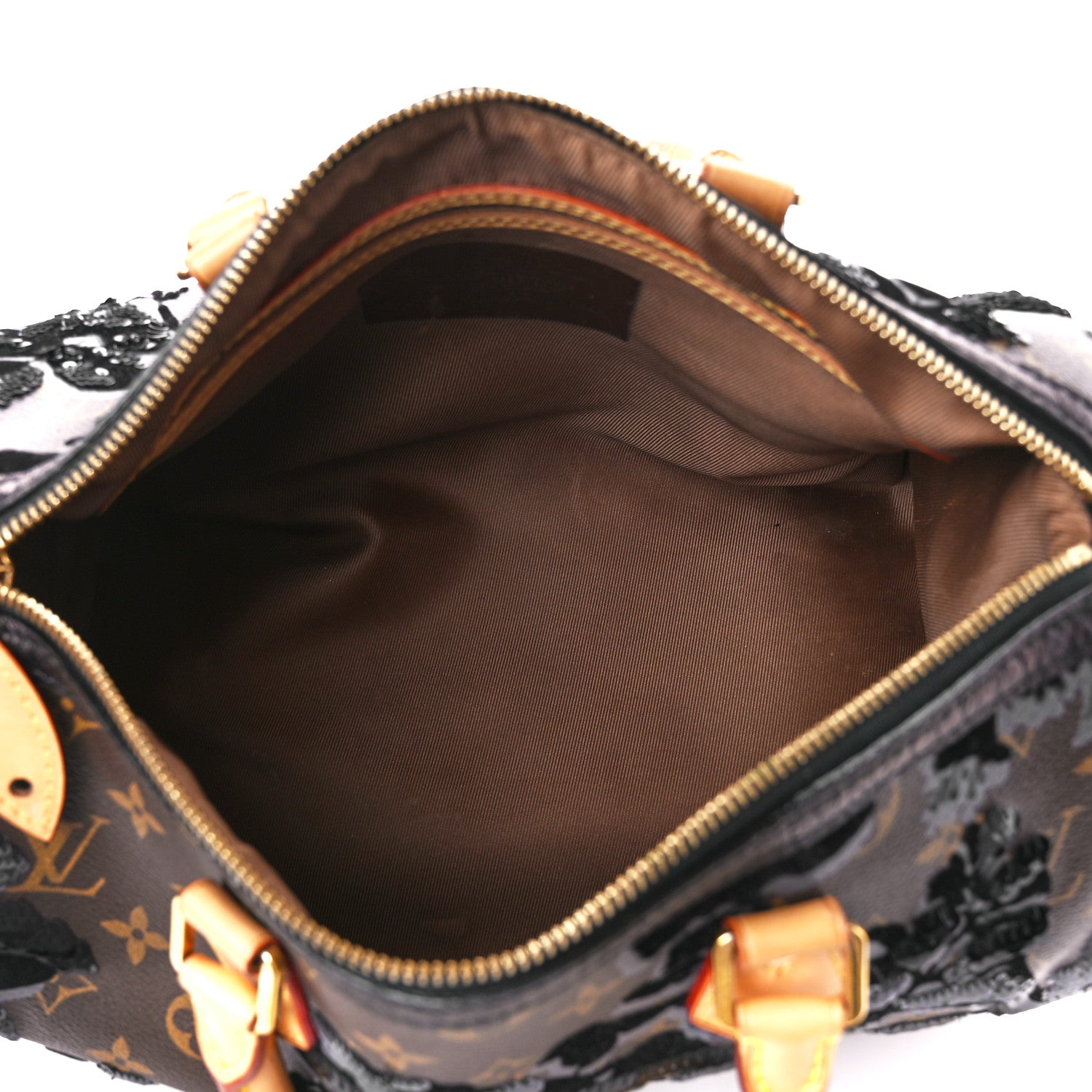 Louis Vuitton Monogram Fleur De Jais Sequins Speedy 30 5 of 15