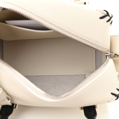 Delvaux Grained Calfskin Mini Cool Box Satchel Ivory 5 of 10