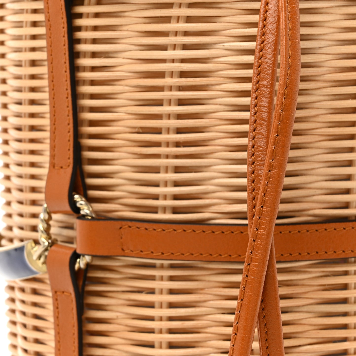 Wicker Bucket Bag Natural