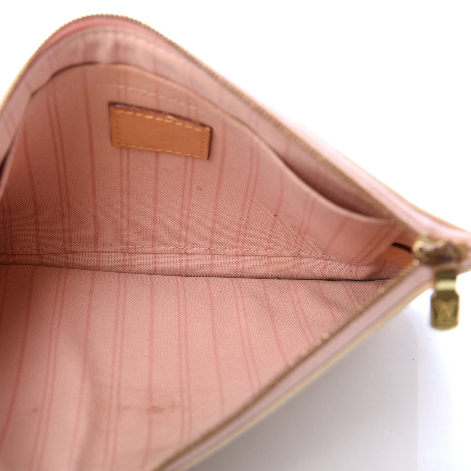 Louis Vuitton Damier Azur Neverfull MM GM Pochette Rose Ballerine 5 of 9