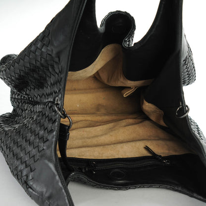 Bottega Veneta Nappa Intrecciato Large Campana Nero Black 5 of 9