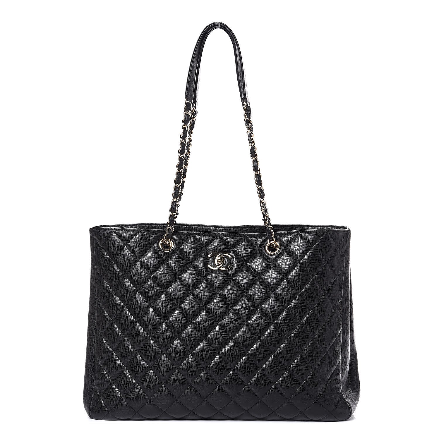 Chanel Caviar Quilted Large Classic Shopping Tote Black 1 of 9