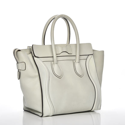 Celine Drummed Calfskin Mini Luggage Lune 4 of 18