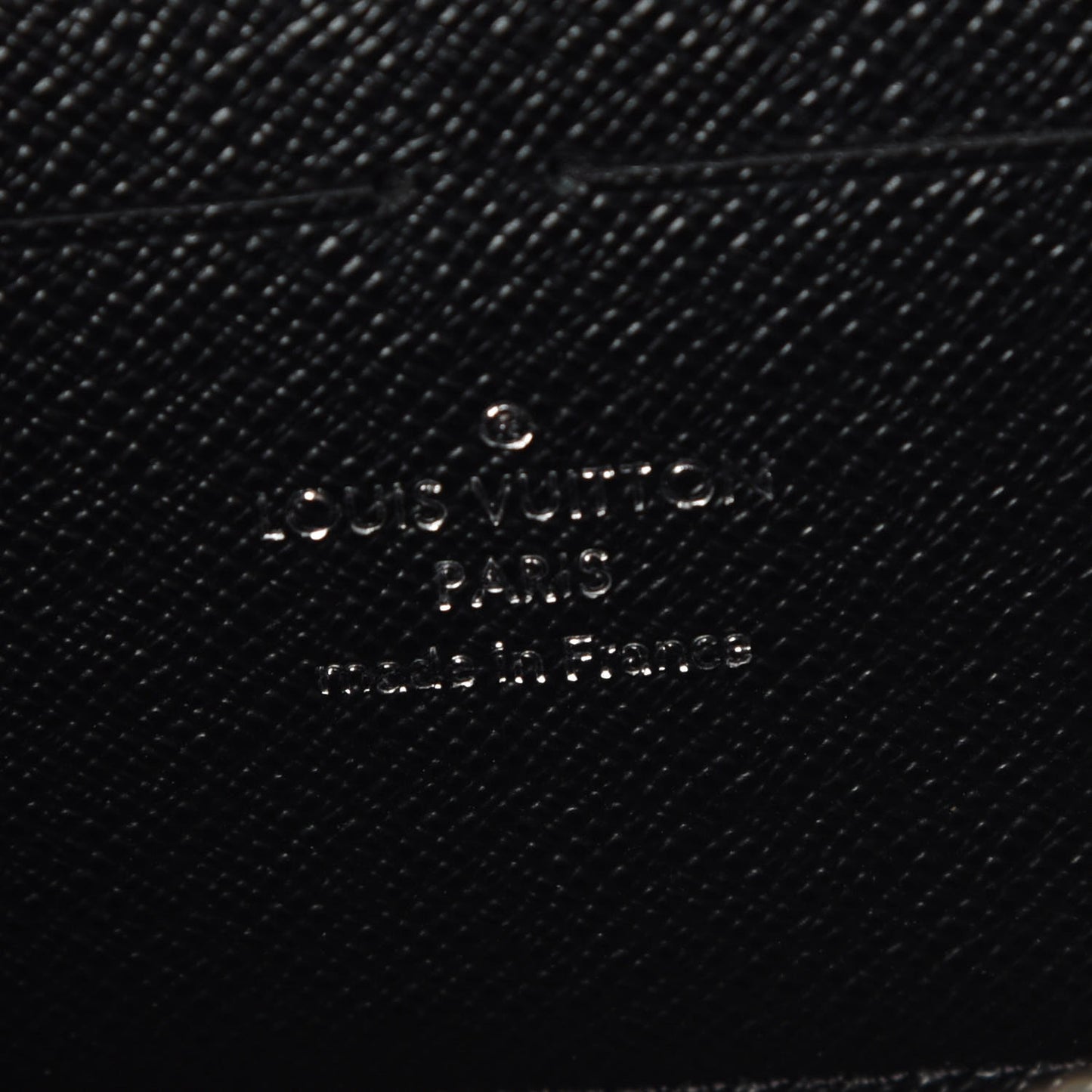 Epi Embellished Twist Chain Wallet Denim Light