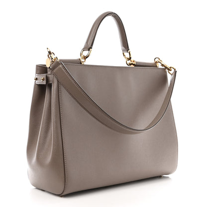 Dolce & Gabbana Dauphine Large Miss Sicily Shopper Tote Grey 3 of 13