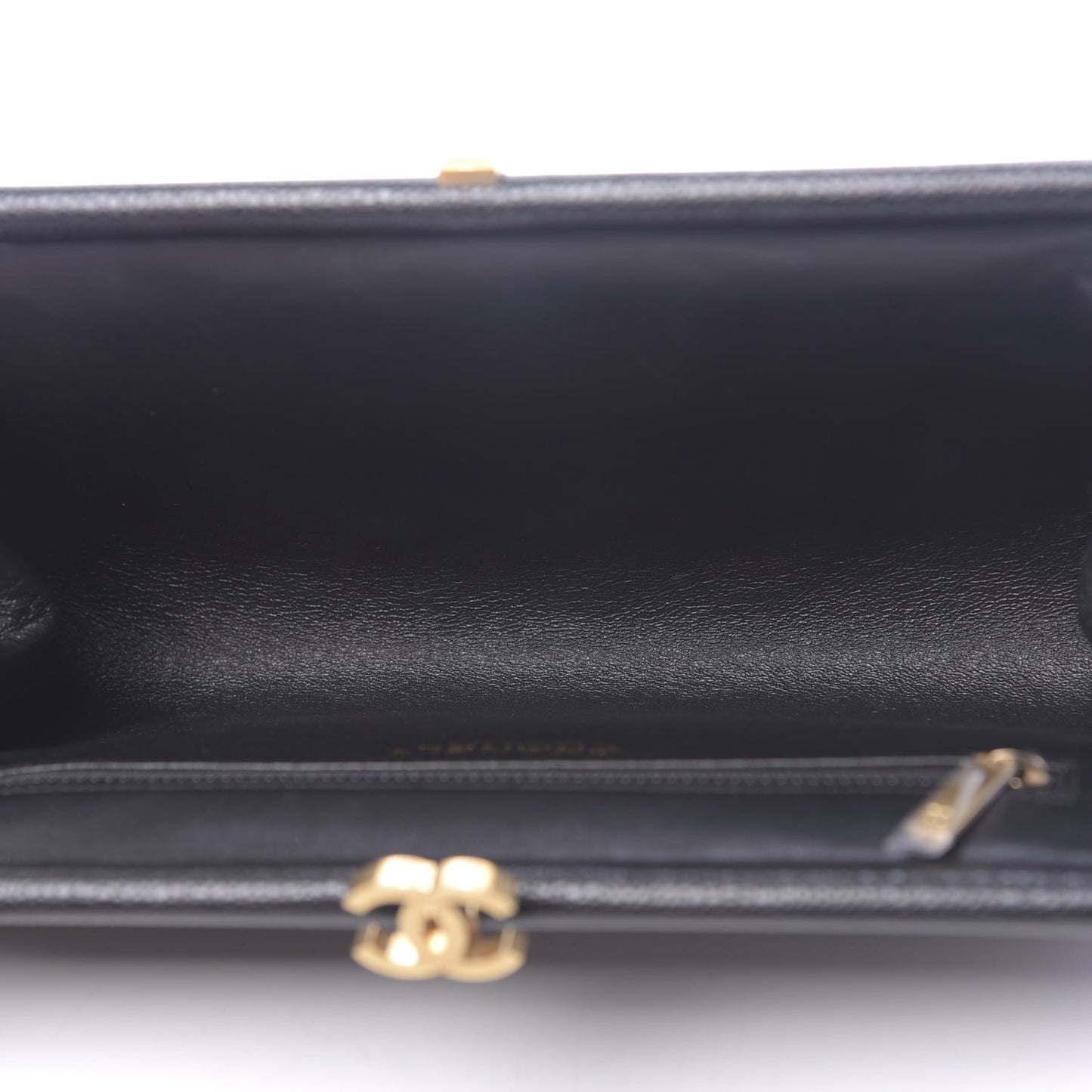 Caviar Quilted Timeless Clutch Black