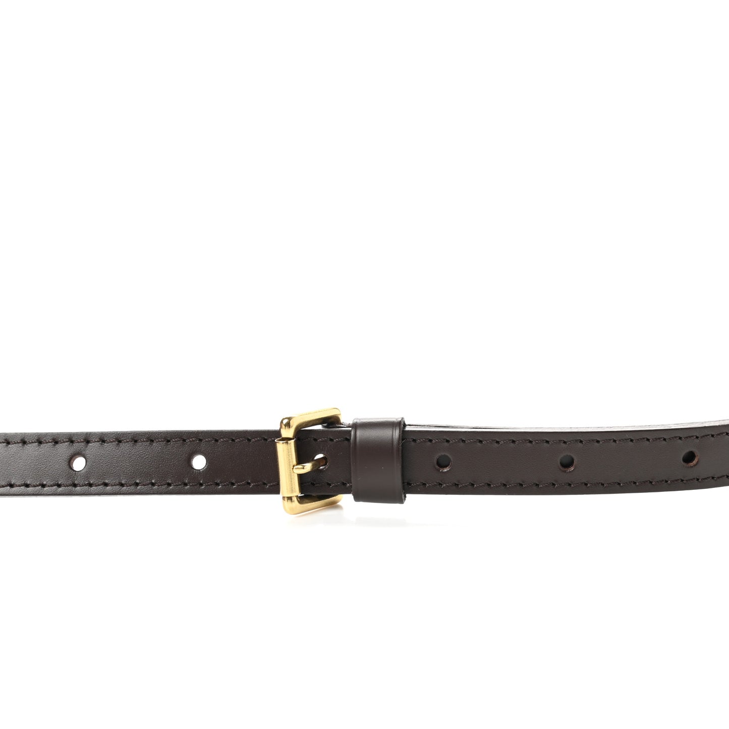 Calfskin Adjustable Speedy Bandouliere Shoulder Strap Brown