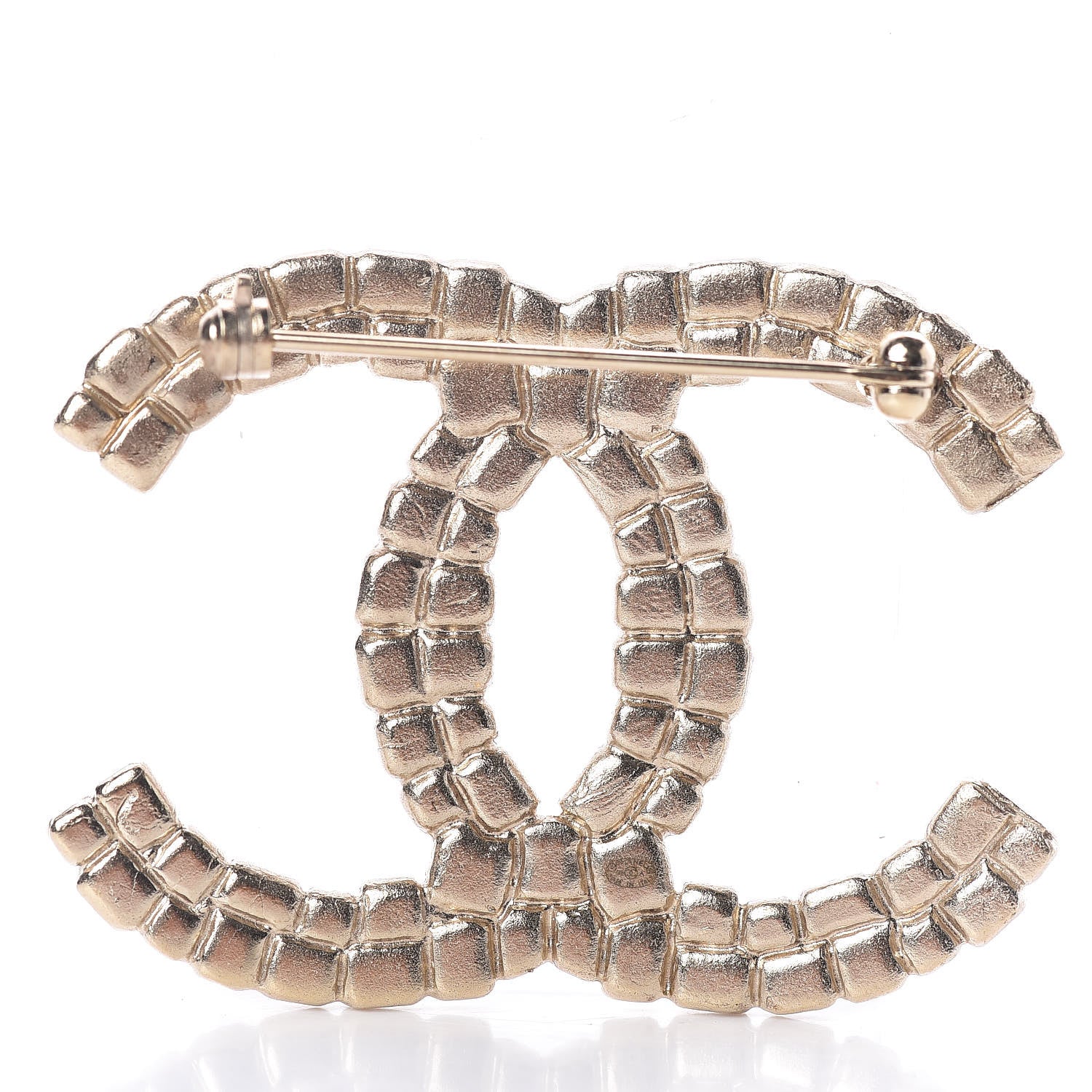 Chanel Enamel CC Brooch Gold Multicolor 3 of 4