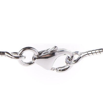 Hermes Lacquered Palladium Cage d'H Pendant Necklace Black 4 of 6