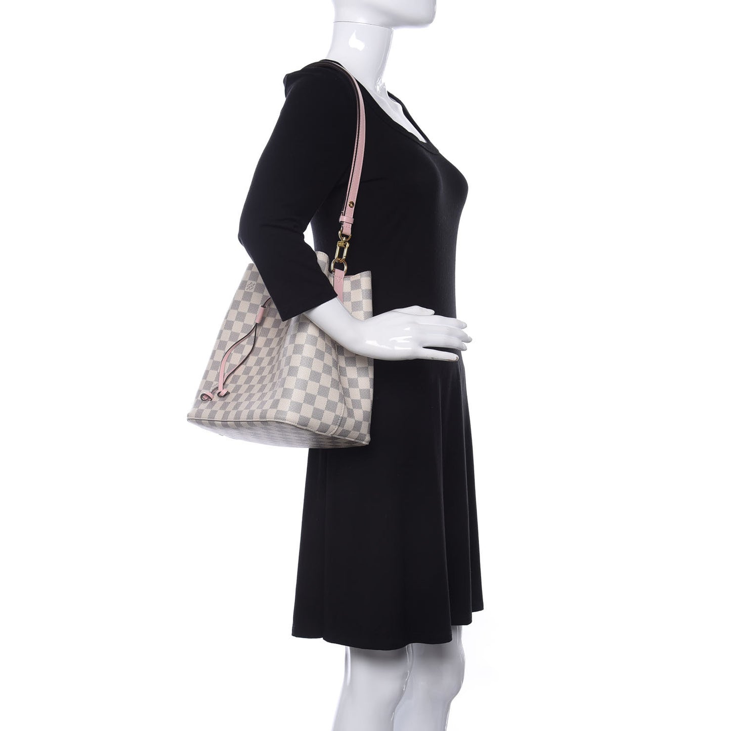 Damier Azur Neonoe MM Eau De Rose