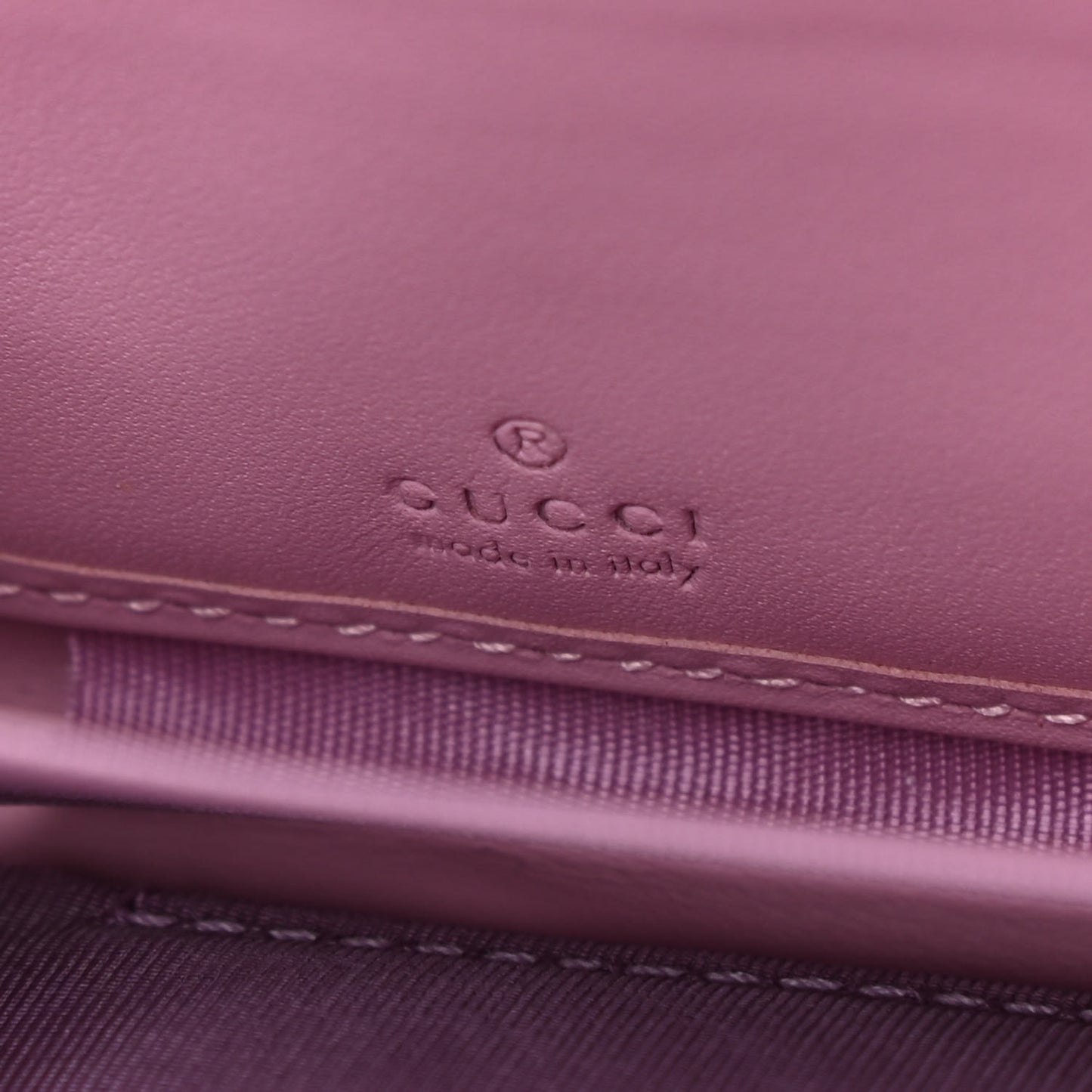 GG Supreme Monogram Strawberry Zip Around Wallet Light Pink