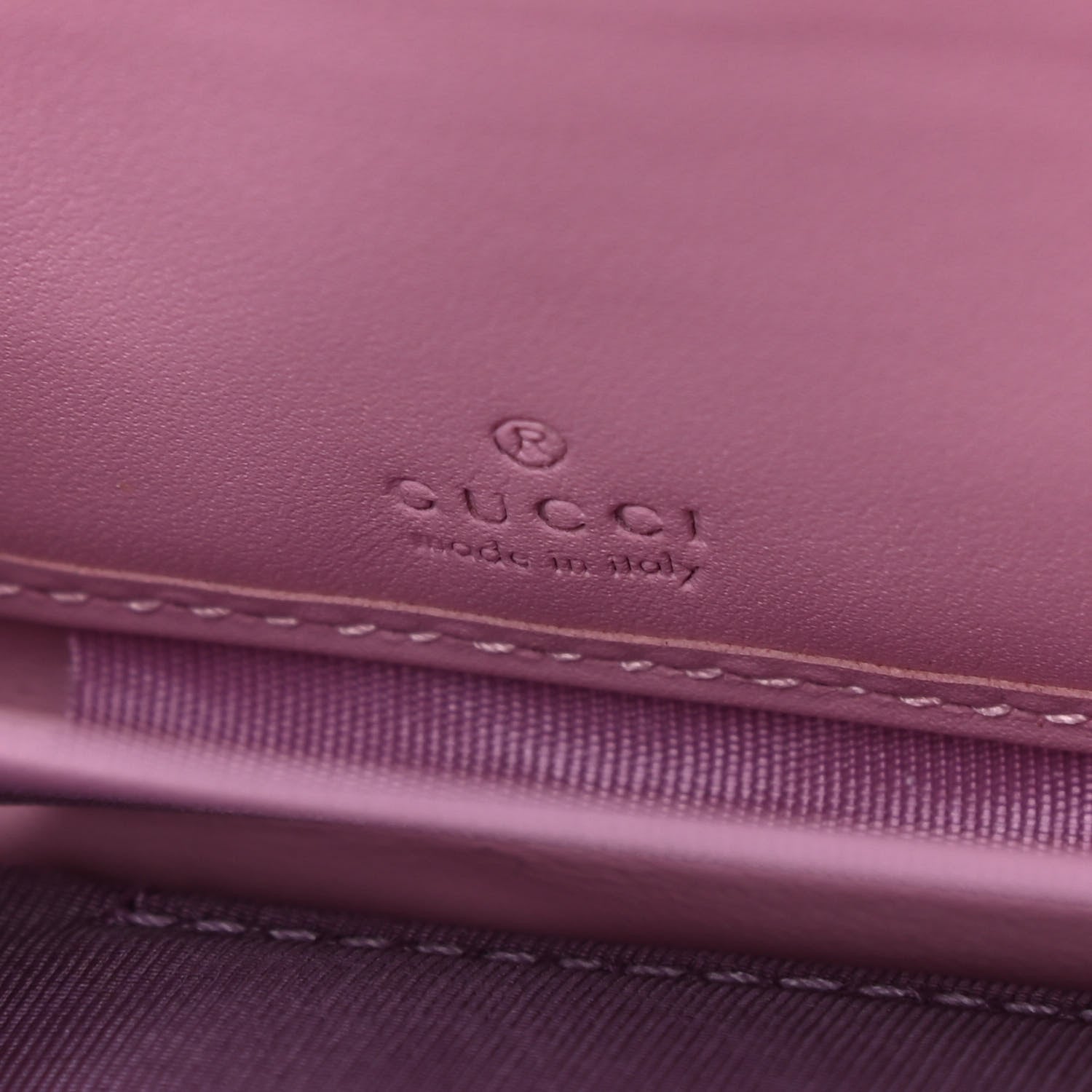 Gucci GG Supreme Monogram Strawberry Zip Around Wallet Light Pink 6 of 7