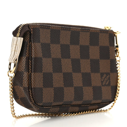 Louis Vuitton Damier Ebene Trunks and Locks Mini Pochette Accessories 3 of 9