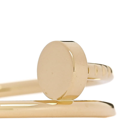 Cartier 18K Yellow Gold Small Juste Un Clou Ring 61 9.5 4 of 6