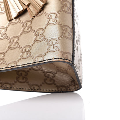 Gucci GG Shine Guccissima Medium Emily Chain Shoulder Bag Gold 10 of 17