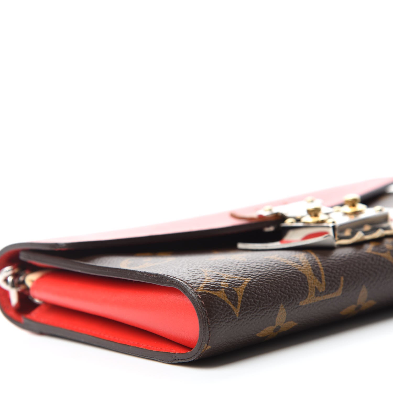 Louis Vuitton Monogram Tribal Mask Chain Wallet Rouge 6 of 10