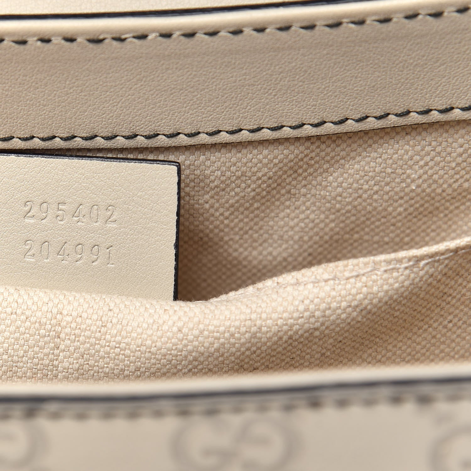 Gucci Guccissima Signature Medium Emily Chain Shoulder Bag Mystic White 7 of 14