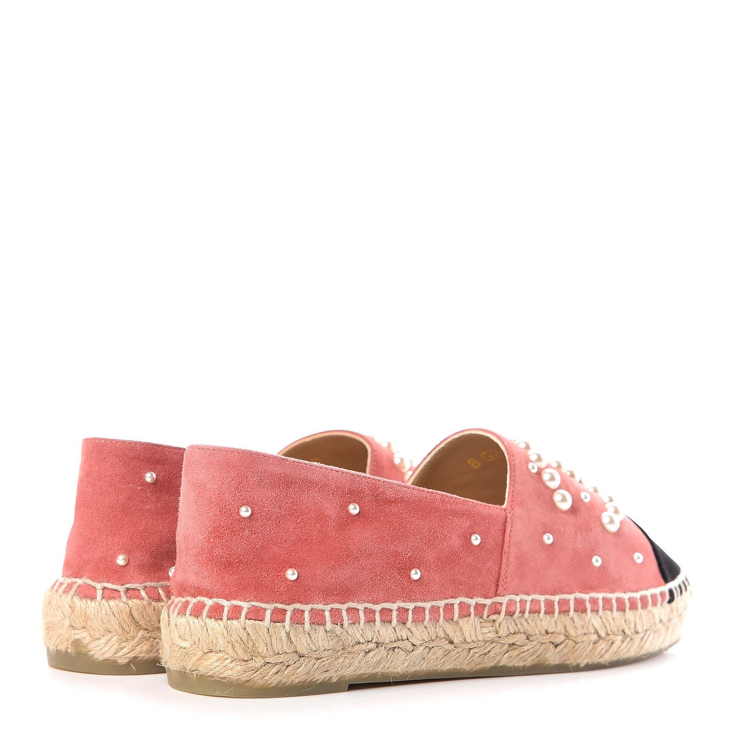 Suede Pearl CC Espadrilles 36 Pink