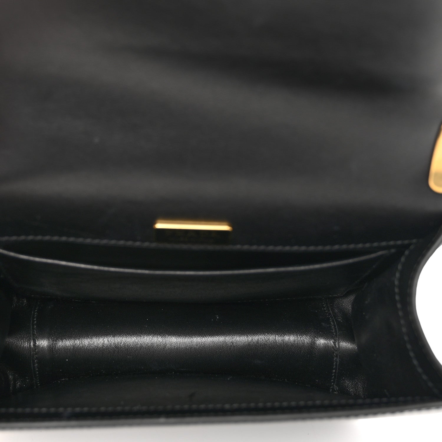 Prada City Calf Pionniere Saddle Bag Black 5 of 8