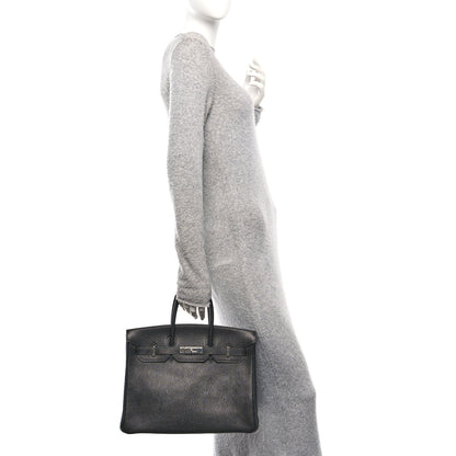 Hermes Chevre De Coromandel Birkin 35 Black 2 of 17