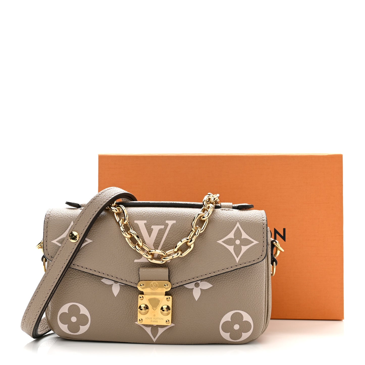 Empreinte Monogram Giant Pochette Metis East West Tourterelle Creme