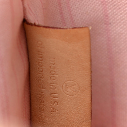 Louis Vuitton Damier Azur Delightful MM Rose Ballerine 7 of 15