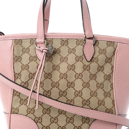 Gucci Monogram Small Bree Tote Beige Soft Pink 9 of 11