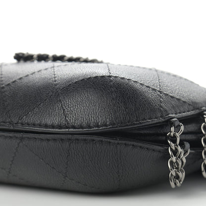 Chanel Calfskin Quilted Small Gabrielle Bucket Black 10 of 11