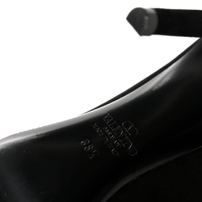 Valentino Garavani Suede Révélé 105mm Pumps 38.5 Black 7 of 13