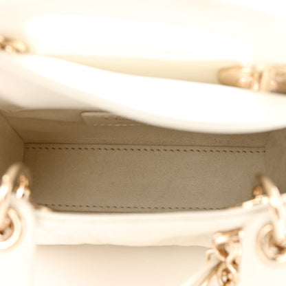 Christian Dior Calfskin Cannage Dioramour Micro Lady Dior Dior White 5 of 11