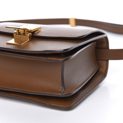 Celine Smooth Calfskin Small Classic Box Flap Bag Camel 10 of 11