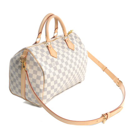 Louis Vuitton Damier Azur Speedy Bandouliere 30 3 of 9