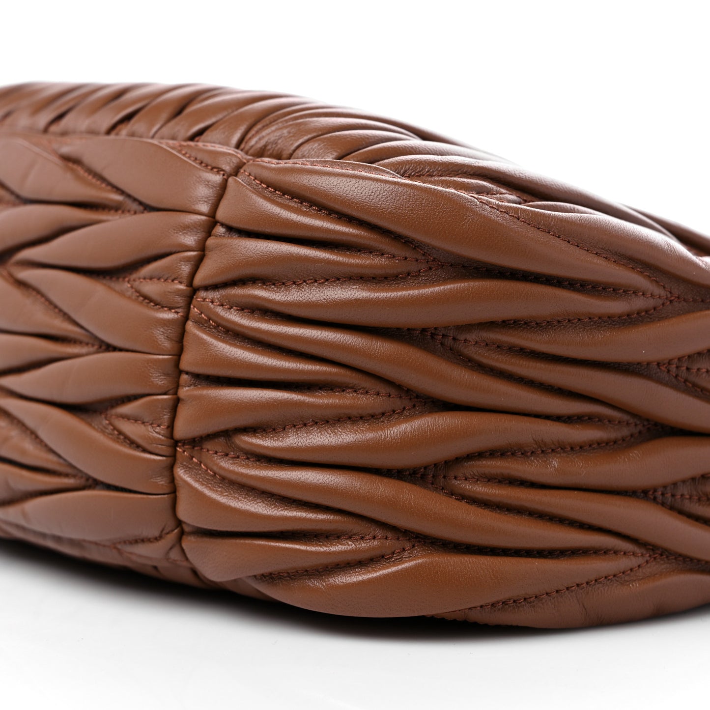 Nappa Matelasse Wander Large Hobo Cognac