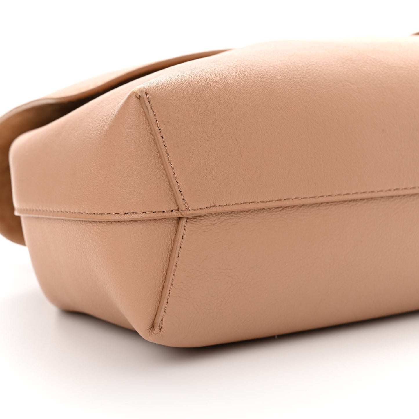 Calfskin Soft Lady Bag Biscotto