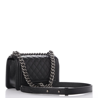 Chanel Caviar Quilted Small Boy Flap Black 3 of 8