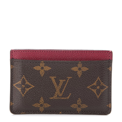 Louis Vuitton Monogram Card Holder Fuchsia 1 of 6