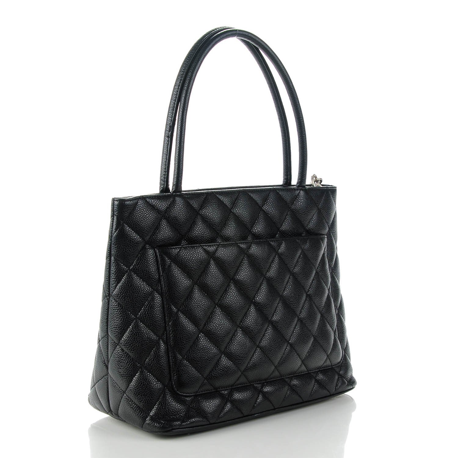 Chanel Caviar Quilted Medallion Tote Black 3 of 7