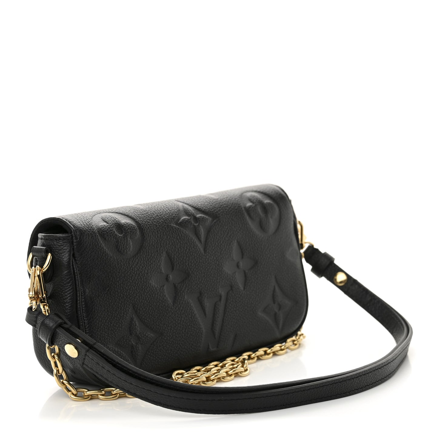 Empreinte Monogram Giant Ivy Wallet On Chain Black
