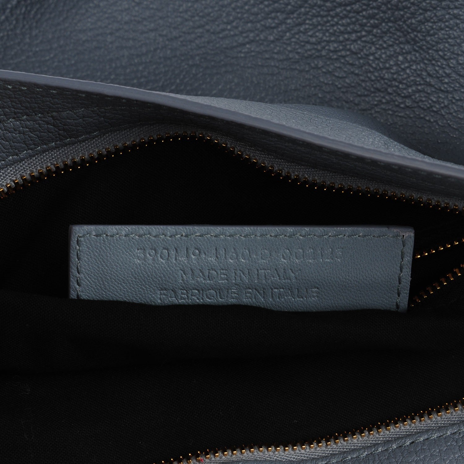 Balenciaga Chevre Gold Metallic Edge Hardware Town Bleu Acier 14 of 14